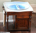 Toy washstand at Kellum-Noble House at Sam Houston Park. Houston, TX.