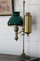Argand lamp in Yates House at Sam Houston Park. Houston, TX.