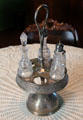 Cruet caster set in Yates House at Sam Houston Park. Houston, TX.