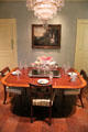 Breakfast room at Rienzi house museum. Houston, TX.