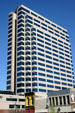 301 Congress Avenue with glass roof. Austin, TX.