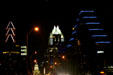 Downtown skyline at night. Austin, TX.