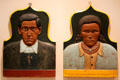 Male & female paintings from Veracruz, Mexico at San Antonio Museum of Art. San Antonio, TX.