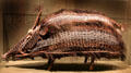 Basketry figure of wild pig from Sepik River region of Papua New Guinea at San Antonio Museum of Art. San Antonio, TX.