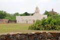 Grounds of Mission San Juan Capistrano. San Antonio, TX.