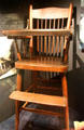 Highchair used by infant Chester W. Nimitz at Admiral Nimitz Museum. Fredericksburg, TX.