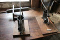 Sausage stuffing presses in Kammlah kitchen at Pioneer Museum. Fredericksburg, TX.