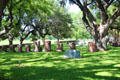 Johnson family cemetery at LBJ Ranch. Stonewall, TX.