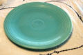 Fiesta serving platter on dining table at Chambers House Museum. Beaumont, TX.