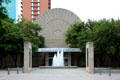 Dallas Museum of Art barrel vault entrance. Dallas, TX.