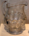 Texas pattern pitcher by United States Glass Co., Pittsburgh, PA at Dallas Museum of Art. Dallas, TX.