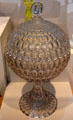 Pressed glass Argus compote by Bakewell, Pears & Co., Pittsburgh, PA at Dallas Museum of Art. Dallas, TX.