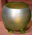 Glass vase attrib. Koloman Moser of Austria at Dallas Museum of Art. Dallas, TX.