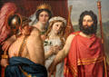 Anger of Achilles painting by Jacques-Louis David at Kimbell Art Museum. Fort Worth, TX.
