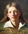 Study of a Youth painting by Théodore Géricault at Kimbell Art Museum. Fort Worth, TX.
