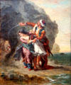 Selim & Zuleika painting by Eugène Delacroix at Kimbell Art Museum. Fort Worth, TX.