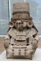 Ceramic urn in the Form of Cociyo, God of Lightning & Rain from Monte Alban, Oaxaca, Mexico at Kimbell Art Museum. Fort Worth, TX.