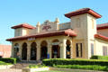 Visitor Center in Fort Worth Stock Yards historic district. Fort Worth, TX.