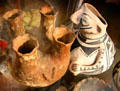 Native ceramic vessels at Stockyards Museum. Fort Worth, TX.