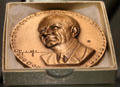 LBJ commemorative medal at LBJ Museum. San Marcos, TX.