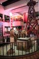 Symbols of Texas displayed at Bullock Texas State History Museum. Austin, TX.