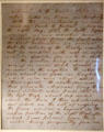 Petition by Isaac Hamilton for payment of services at battle of Goliad at Bullock Texas State History Museum. Austin, TX.