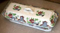 Porcelain covered dish at Susanna Dickinson Museum House. Austin, TX.