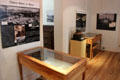 Displays on German settlers including Hoseph Hannig at Susanna Dickinson Museum House. Austin, TX.