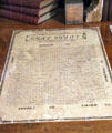 Map of Kent County drawn by William Sydney Porter in his job as draftsman for General Land Office at O. Henry Museum. Austin, TX.