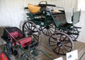 Four-seat Runabout by Studebaker Co. in Wagon Shop at Pioneer Farms. Austin, TX.