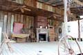 Outdoor Opry stage for plays at Pioneer Village. Gonzales, TX.