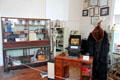 Antique Dr.'s office & medical equipment at Pioneer Village. Gonzales, TX.