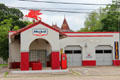 Heritage Mobil gas station. Gonzales, TX.