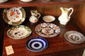 Mason's ironstone china at Museum of Texas Handmade Furniture. New Braunfels, TX.