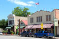 New Braunfels streetscape along S. Seguin Ave. New Braunfels, TX.