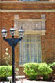 Detail of Faust Hotel. New Braunfels, TX.