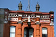 Galvanized iron cornices of Karrick Building by architect who later designed Utah state capital. Salt Lake City, UT