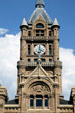 Tower of Salt Lake City & County Building which was territorial & state capitol until 1915. Salt Lake City, UT.
