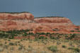 Rock formations south of Wilson Arch along Highway US191 south of Moab. UT.