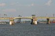 Berkley Bridge on Interstate 264 across Elizabeth River at Norfolk, VA.