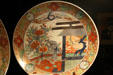 Japanese Imari plate from MacArthur's collection at Douglas MacArthur Memorial. Norfolk, VA.