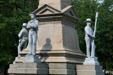 Four branches represented on Confederate War Memorial. Portsmouth, VA