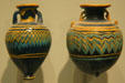 Core formed glass from Eastern Mediterranean, possibly Rhodes, at Chrysler Museum of Art. Norfolk, VA.
