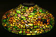 Stained glass Nasturtium lamp shade by Tiffany Studios at Chrysler Museum of Art. Norfolk, VA.