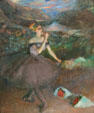 Dancer with Bouquets by Edgar Degas at Chrysler Museum of Art. Norfolk, VA.