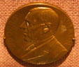 Medal of Woodrow Wilson at Woodrow Wilson Presidential Library. Staunton, VA.
