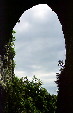 Stone arch which gives name to Natural Bridge. VA