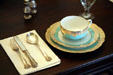 Place setting in dining room at Morven Park. Leesburg, VA.