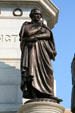 Thomas Jefferson statue on George Washington monument at Virginia State Capitol. Richmond, VA.