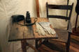 Tent, chair, folding table, gloves & field glasses owned by Gen. Robert E. Lee at Museum of the Confederacy. Richmond, VA.